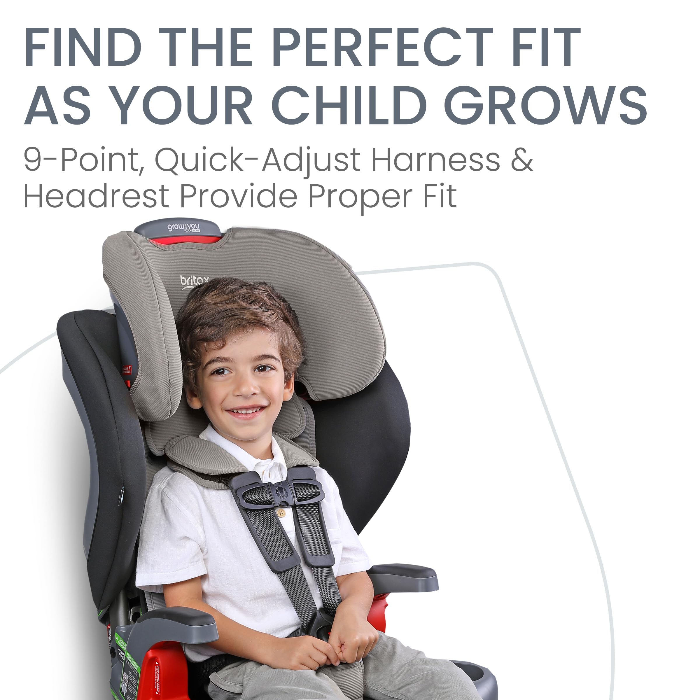 Britax Grow with You ClickTight Harness2Booster Car Seat, 2in1 High