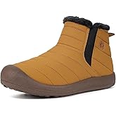 Womens Mens Snow Boots Winter Shoes Slip On Ankle Booties Anti-Slip Water Resistant Fully Fur Lined Outdoor Sneakers