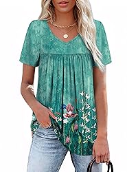 Womens Blouses Dressy Casual Short Sleeve T Shirts