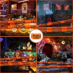 TopSoon Orange Caution Tape Roll 3-Inch by