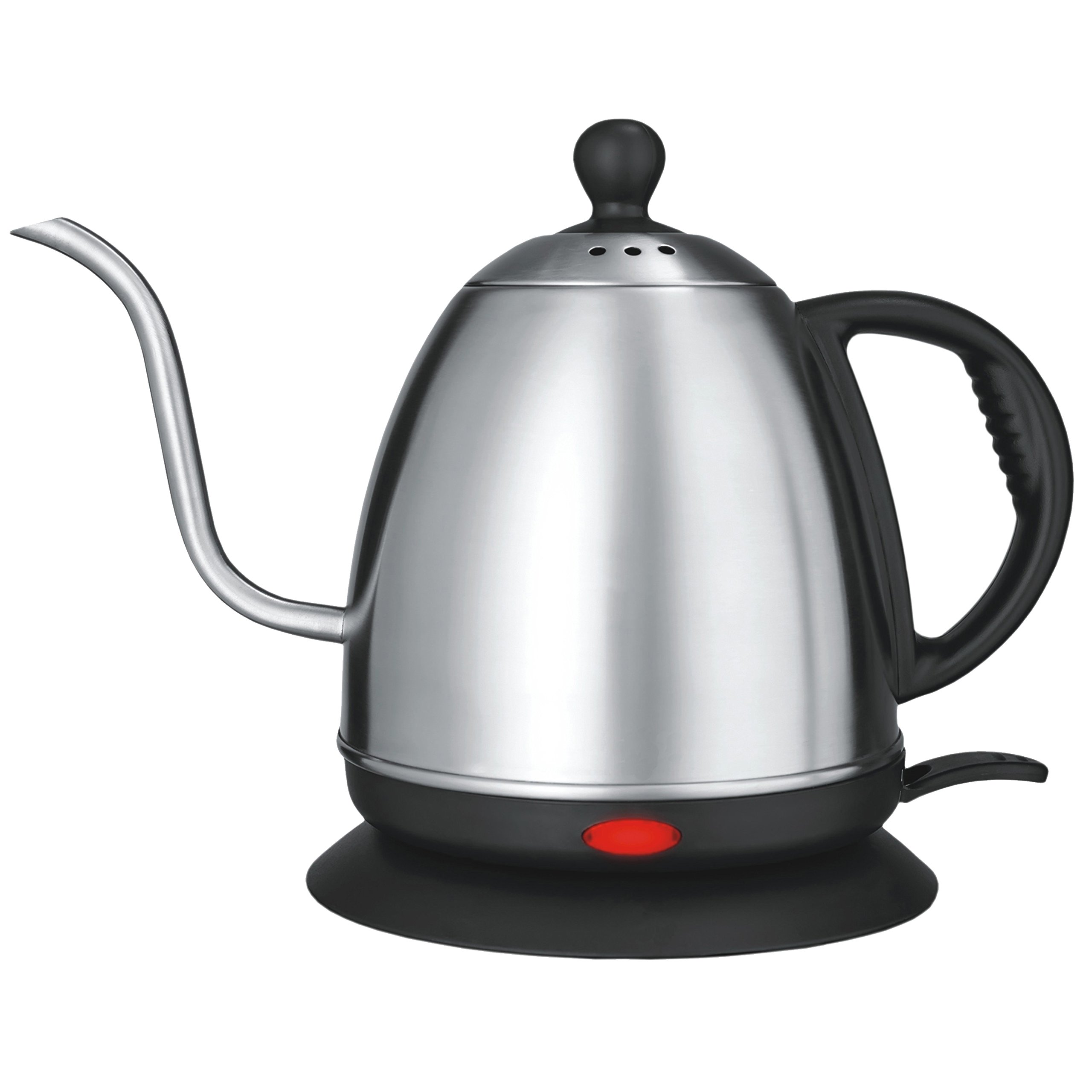 Stainless Steel Electric Kettle 1 L Rust Proof Precise Curved