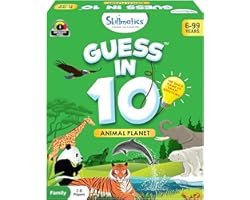 Skillmatics Guess in 10 Animal Planet | Card Game of Smart Questions | Super Fun for Travel & Family Game Night | Gifts for A