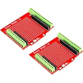 DIYables Screw Terminal Block Shield for Arduino Uno, 2 Pieces