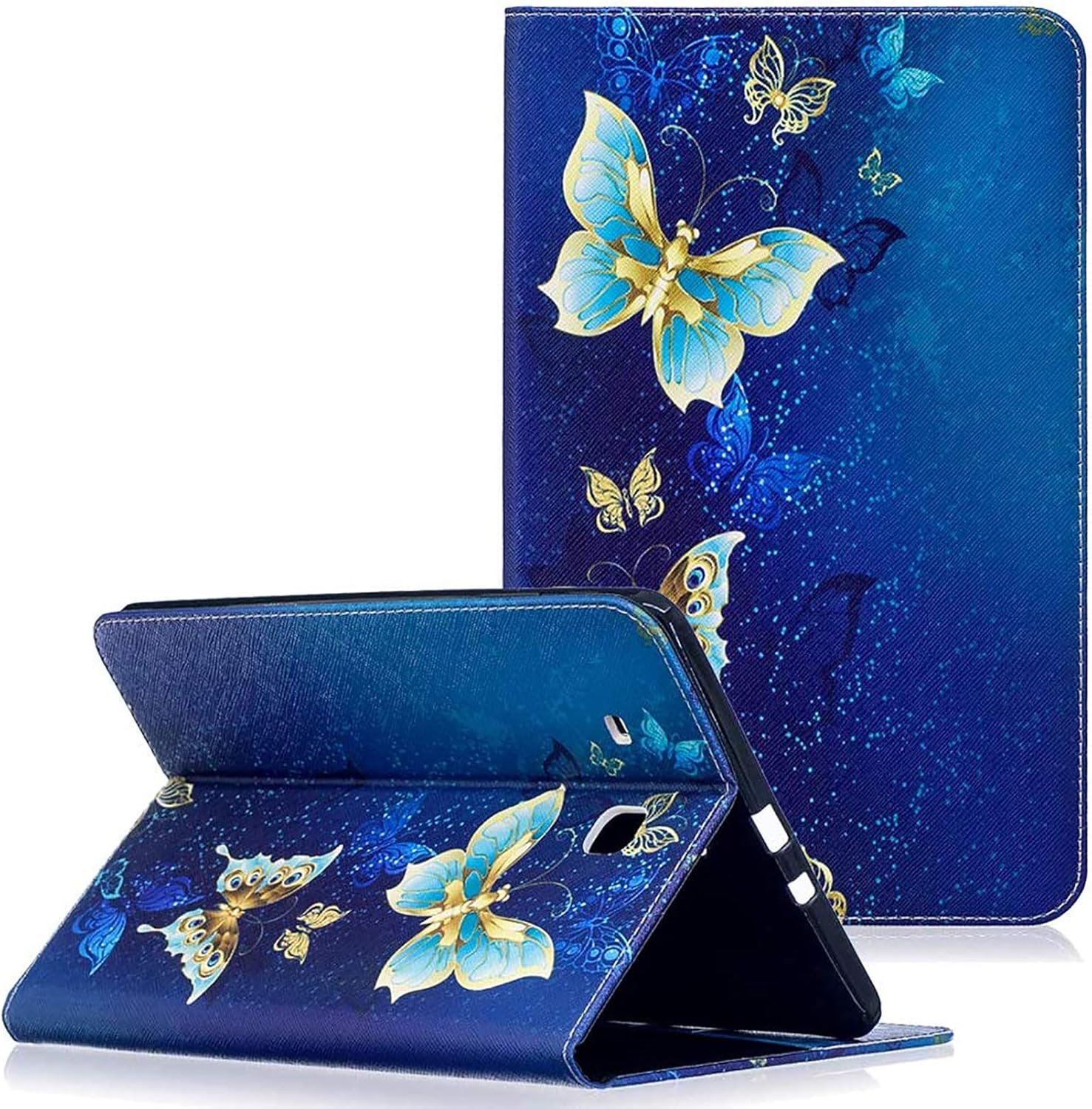 YMH Galaxy Tab E 9.6 Case, Leather Flip Folio Cute