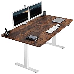 VIVO Electric 71 x 36 in Rustic Standing