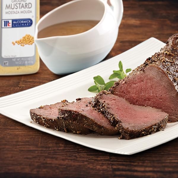 MCCORMICK CULINARY GROUND MUSTARD, 16 OZ – ONE 16 OUNCE CONTAINER OF GROUND MUSTARD POWDER FOR A SHARP TANGY TASTE, PERFECT FOR DIPS, AND SAUCES