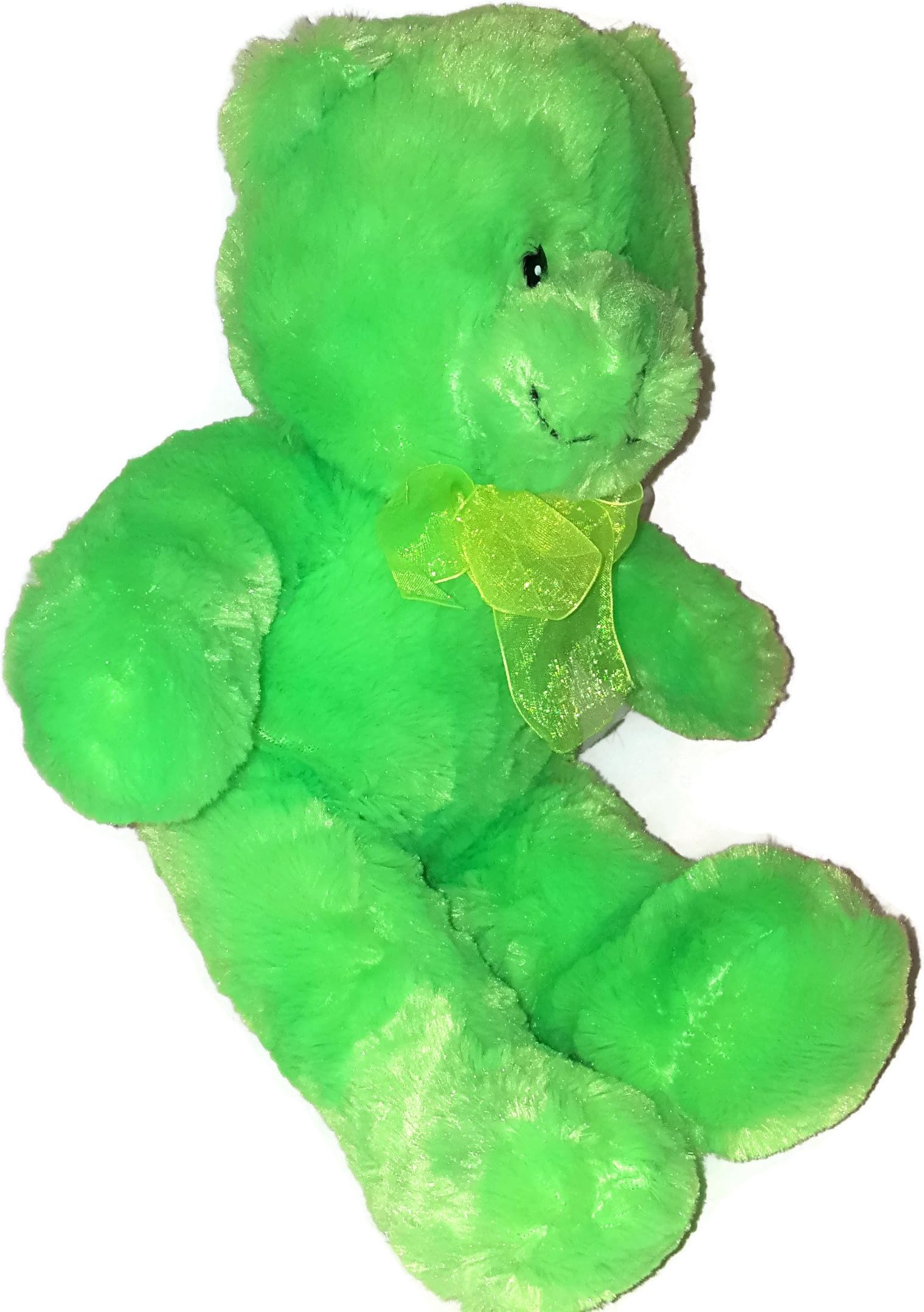 Treazure Toys 16 Inch Bear Colorful NEON Plush Teddy Bear Stuffed Animal