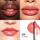 Rimmel Oh My Gloss Lip Oil 006 So Rosy Vegan Cruelty Free Hydration view 2