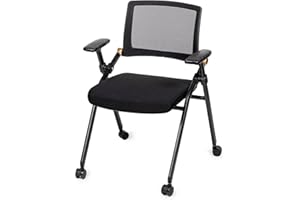 TRITON POKER TABLES Triton Premium Poker Table Chair - Foldable and Long-Lasting Chairs with Padded Seats and Leather Armrests, Luxurious Vegas Style Casino Experience at Home (1 Chair)