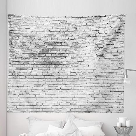 Amazon Com Lunarable Brick Wall Tapestry King Size Worn And Cracked Grunge Stained Brick Wall Masonry Architecture Image Print Wall Hanging Bedspread Bed Cover Wall Decor 104 X White Grey Home Amazon Com Lunarable Brick Wall Tapestry King Size Worn And Cracked Grunge Stained Brick Wall Masonry Architecture Image Print Wall Hanging Bedspread Bed Cover Wall Decor 104 X White Grey Home