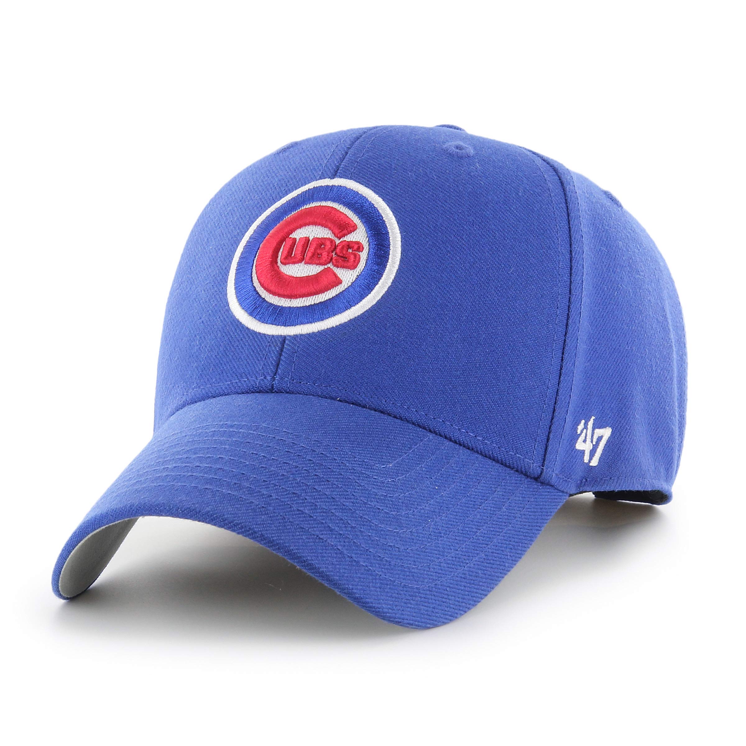 47 Chicago Cubs MLB MVP Unisex Baseball Cap, Adjustable, Team Badge, Royal Blue — image 1