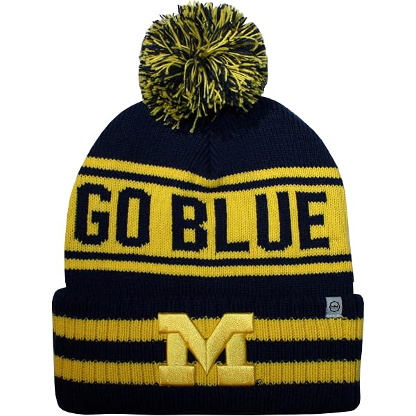 Amazon.com: Zephyr NCAA Team Color-Retro Logo -Cuffed Knit  display picture 2