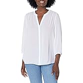 NYDJ womens Pintuck Blouse