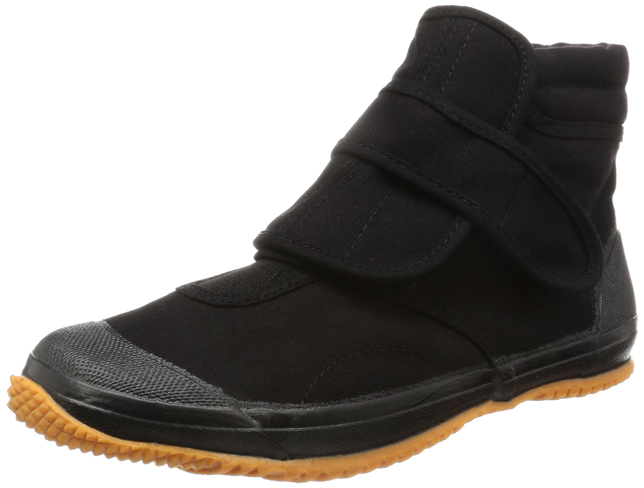 福山ゴム 農作業から建築まで 定番のミッドカット作業靴 親方寅さん6 ブラック 25.0cm商品画像