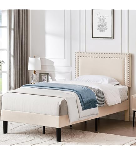 hammaさま 専用 Amazon.com: HAOARA Twin Size Platform Bed Frame with