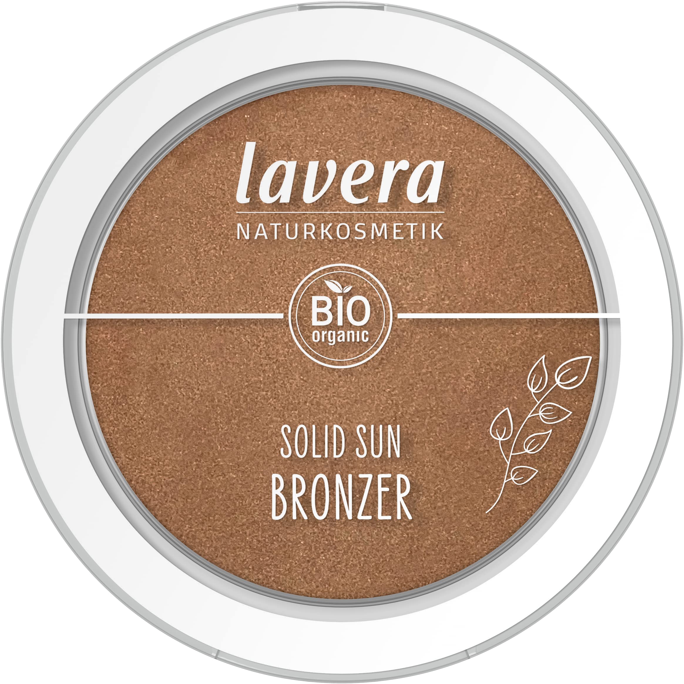 lavera Solid Sun Bronzer -Desert Sun 01- brown - organic almond oil & vitamin E - shimmering - velvety texture (1 x 5,5g)