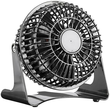Sichler Haushaltsgeräte Kleiner Tischventilator: Kompakter Tisch-Ventilator VT-111.T, 14 Watt, Ø 11 cm (Tischlüfter)