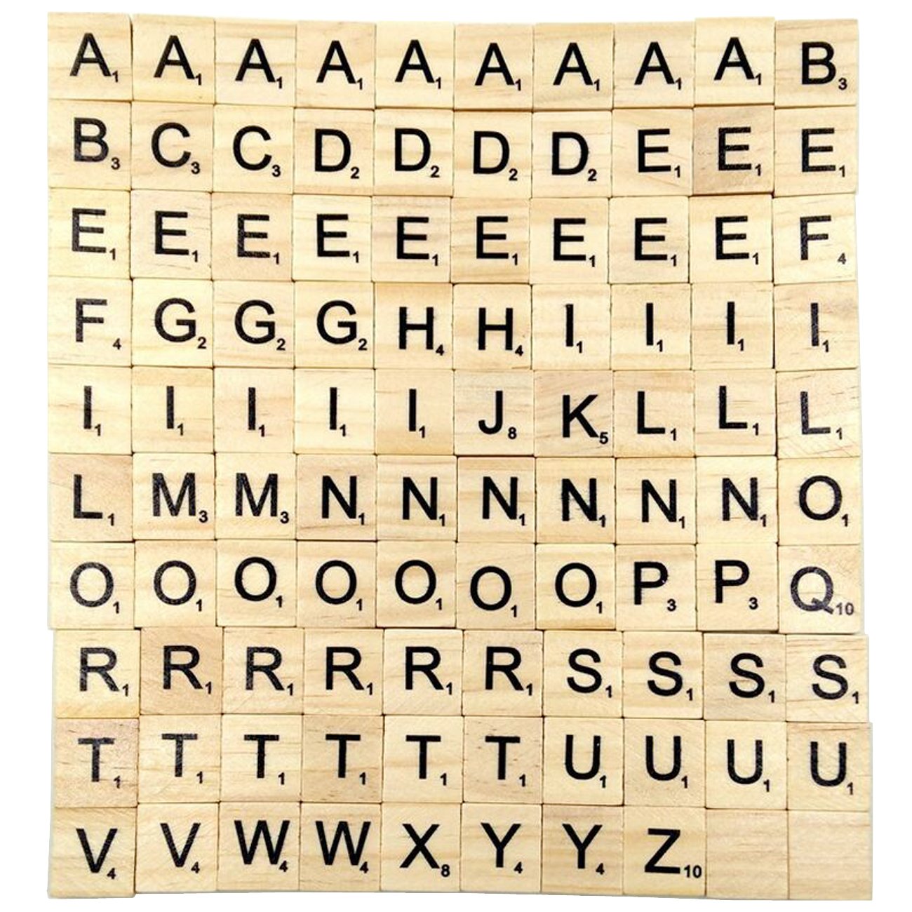 For Cheap Sunnyglade 1000pcs Wood Letter Tiles Wooden Scrabble Tiles A Z Capital Letters For Crafts Pendants Spelling 1000pcs Toys Games Waiting For You Www Vertexfit Com