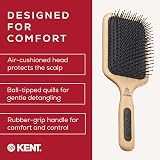KENT PF17 Paddle Hair Brush Air Cushioned Ball Tip Detangling Fine Medium Hair view 4