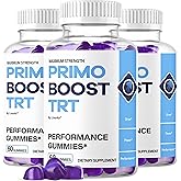 (3 Pack) Primo Boost TRT Gummies - Official PrimoBoostTRT Gummys fon Men Premium Natural Ingredients - Maximum Strength, Advanced Formula Support Overall Health & Wellness, 180 Gummies for 3 Months