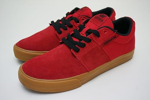 Amazon スープラ スタックス2 Stacks Vulc2 Cardinal Gum 10h ローカット スケートシューズ メンズ スニーカー 靴 レッド 赤 Red ガムソール S Supra スープラ スニーカー