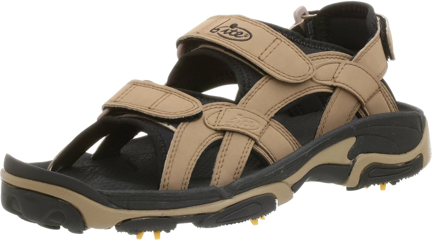 Bite Men's Double X TG Golf Sandal, Camel/Black, 13 M Amazon.co.uk