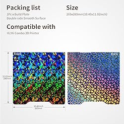 265x280MM for Hi Combo Build Plate PEK PEC Sheet