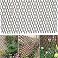GLANT Lattice Fence Willow Expandable Plant Climbing Lattices Trellis Fence,Open Screen Willow Fencing,Willow Expandable Trellis Fence
