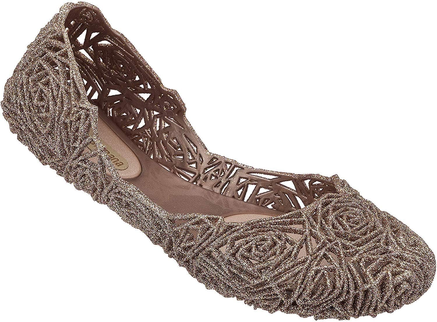 Melissa Women's Campana Fitas II Ballet Flat