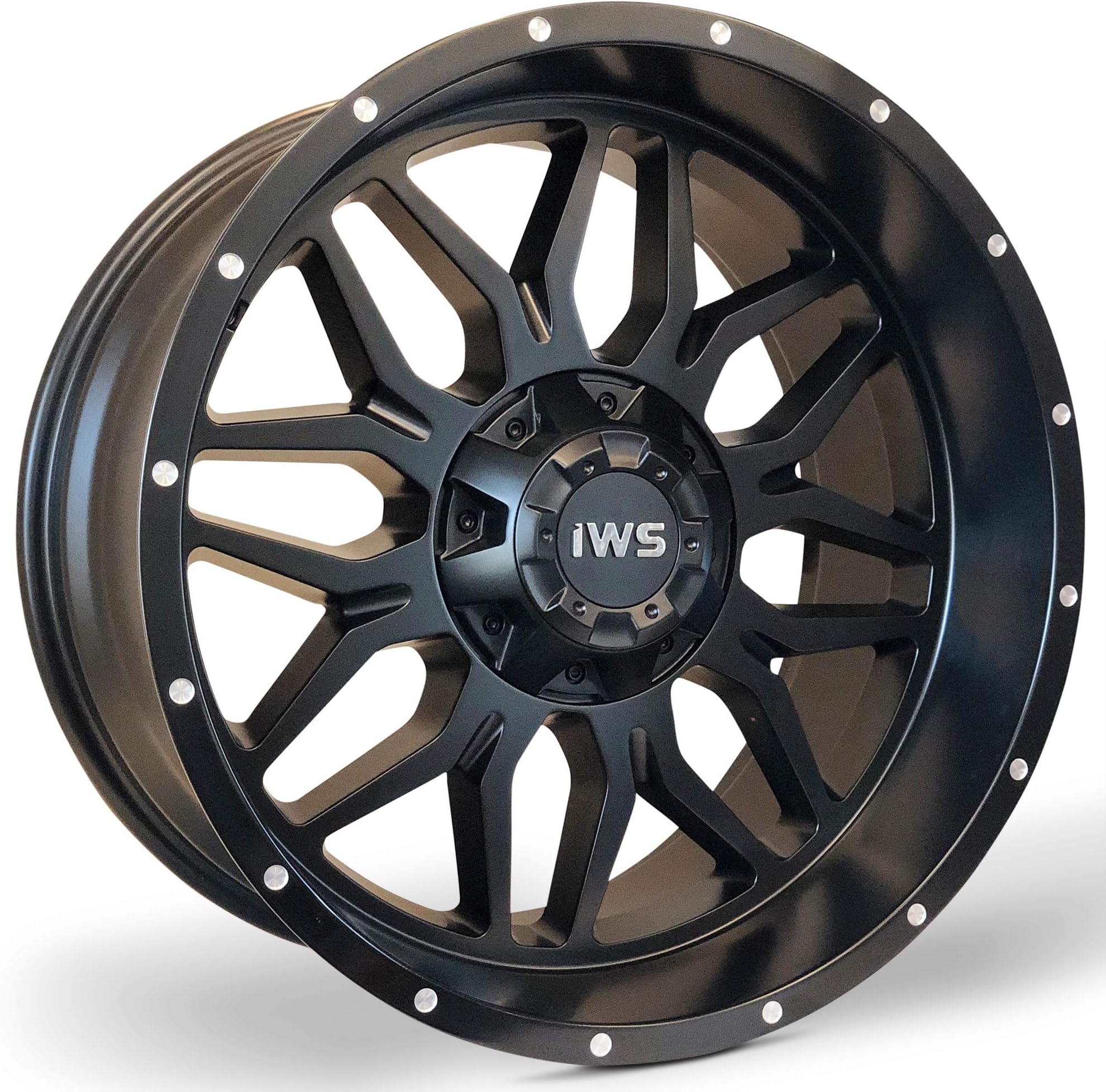 IWS 5014 20x10 Matte Black Wheel for 6x135/6x139.7-12 Offset