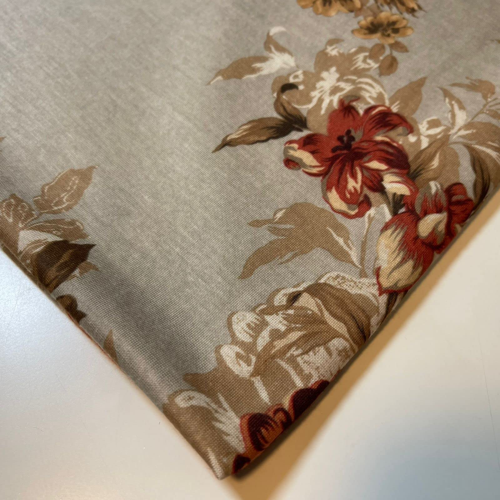 Soft Printed Cotton Jersey Stretch Knit T Shirt Baby Grow Craft Fabric Material 58" - 150 cm Wide Sold As 1 Meter Pre - Cut Lengths (Stone Floral)