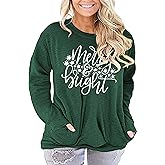 Plus Size Merry Christmas Baseball T-Shirt Women Long Sleeve Holiday Xmas Splicing Tee Tops