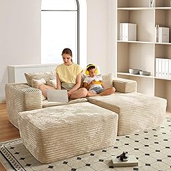 ovios 80" Oversized Sectional Lounge Chaise with