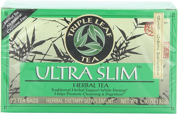 Triple Leaf Tea 0880252 Ultra Slim Th D Caf In 20 Sachets Amazon Fr Epicerie