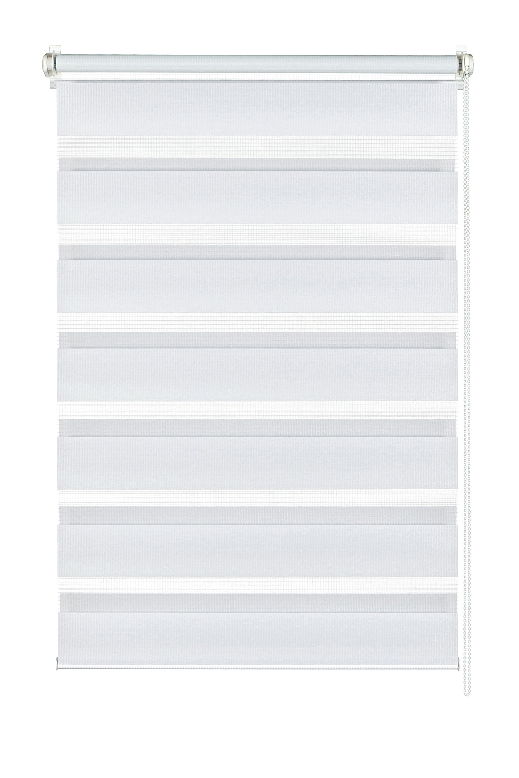 Gardinia Easy Fix Double Roller Blind, White, 75 x 150 cm
