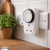 STATUS Timer Switch 24 Hour Segment Timer Light Switch White UK Plug 24HT16 view 7