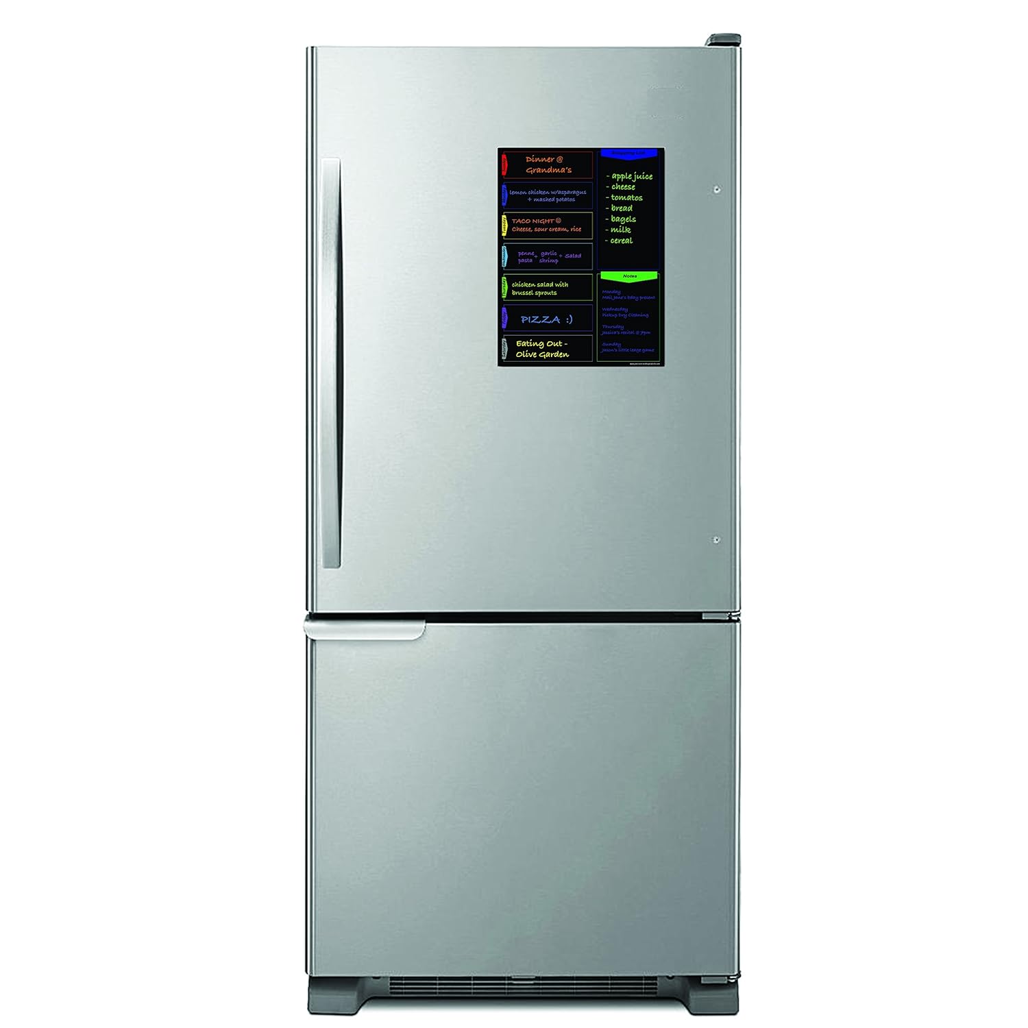 Marco de madera sintética con pizarra sintética para nevera ...