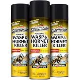 Spectracide Foaming Wasp &amp; Hornet Killer 14 Oz, Kills by Contact, 3 Pack | Blanketing Foam Formula Kills Wasps, Hornets, Yellowjackets &amp; More, Up To 27 Foot Jet Spray, For Outdoor Use, Non-Staining