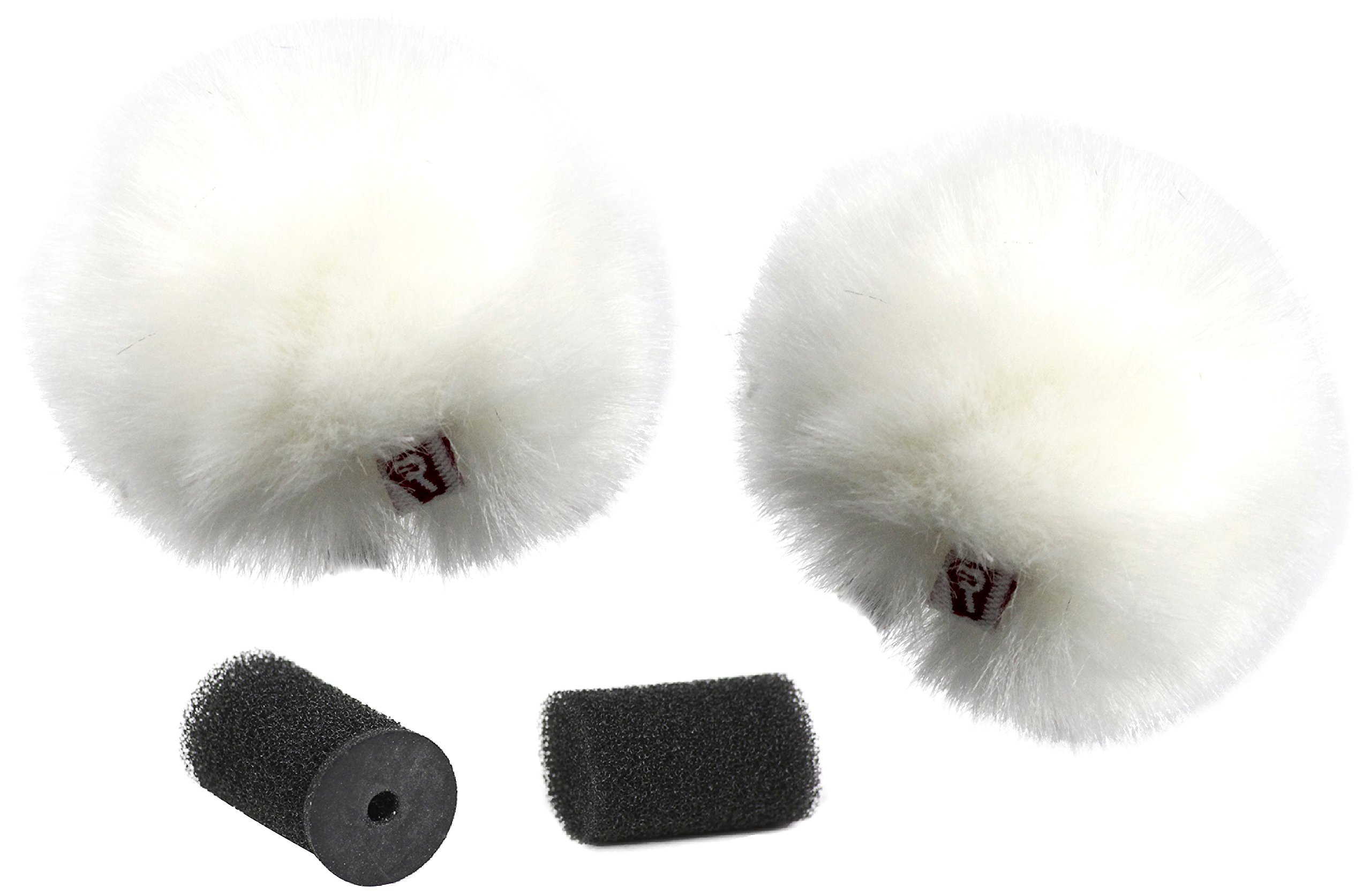 Rycote 065503 Windjammer for Lavalier - White (Pack of 2)