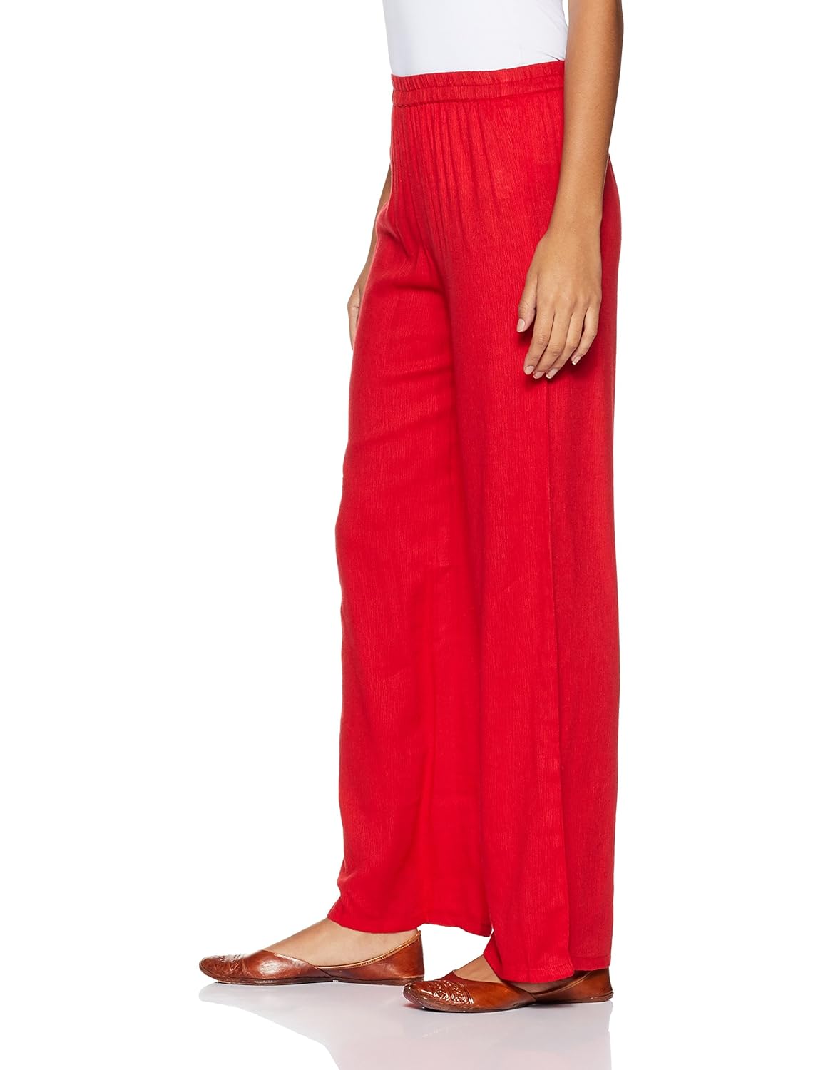 global desi women's relaxed pallazo pants