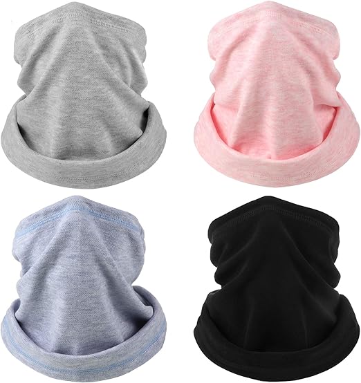 4 Pieces Neck Warmer Gaiter Windproof Ski Face Covering