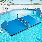 WinnerWhy 2026 Upgrade Heavy Duty Pool Table Tennis Floating Set Foldable Portable High Elasticity Table Tennis Floating Double Layer for Pool Game