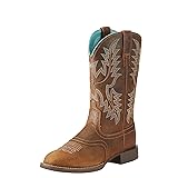 ARIAT mens Heritage Stockman Western Boot, Sassy
