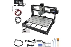 YIDOFENG 3018-PRO 3 Axis CNC Router Machine Kit, with GRBL Offline Control Engraving Machine, DIY Mini Wood Plastic Acrylic PVC Milling Router,Working Area 30x18x4.5cm