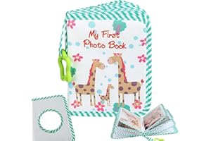 jarbins Photo Album Baby Display Album The First Year Photo Book Photography Album Baby Album Holds for Memory Album Newborns Shower Party Favors