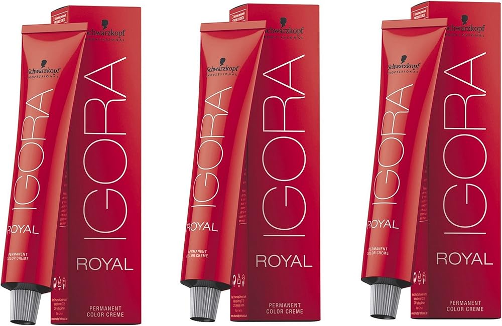 Schwarzkopf Igora Royal 5-88 Set 3 x 60 ml Cream Brown Long-Lasting Color