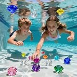 NLR FUN 10pcs Diamond Toy Set 4cm Acrylic Gem Pirate Treasure Easter Party view 5