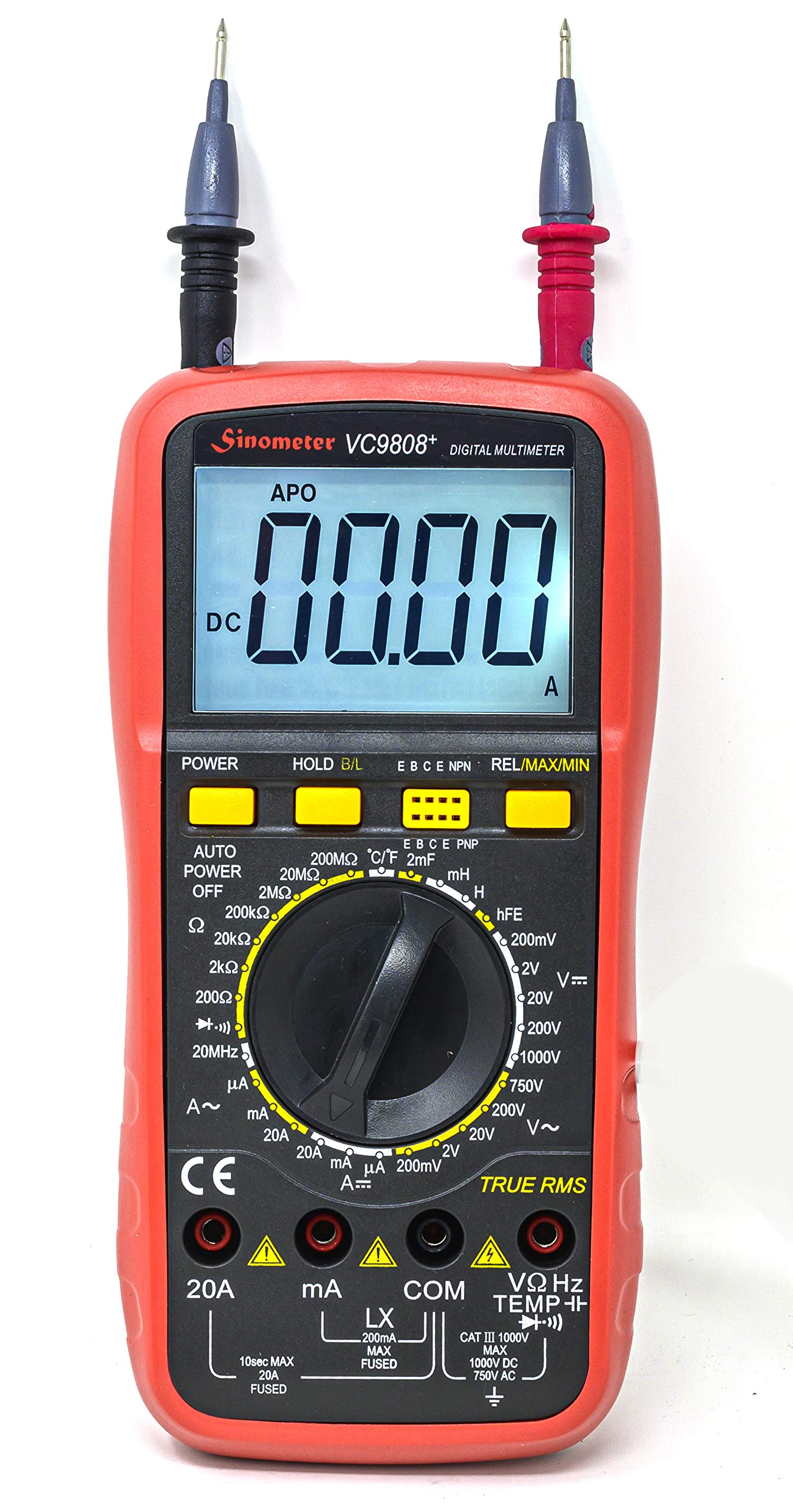 Sinometer VC9808 30Range Digital Multimeter & LCR Meter, A