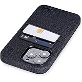 Dockem Wallet Case For IPhone 13 - Brown Synthetic Leather With 2 Card Slots & Built-in Metal Plate For Magnetic Mount