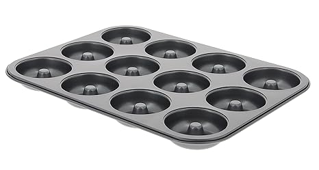 De Buyer 4712.12 Platte von 12 Mini Savarins geschlossen Durchmesser 7 cm